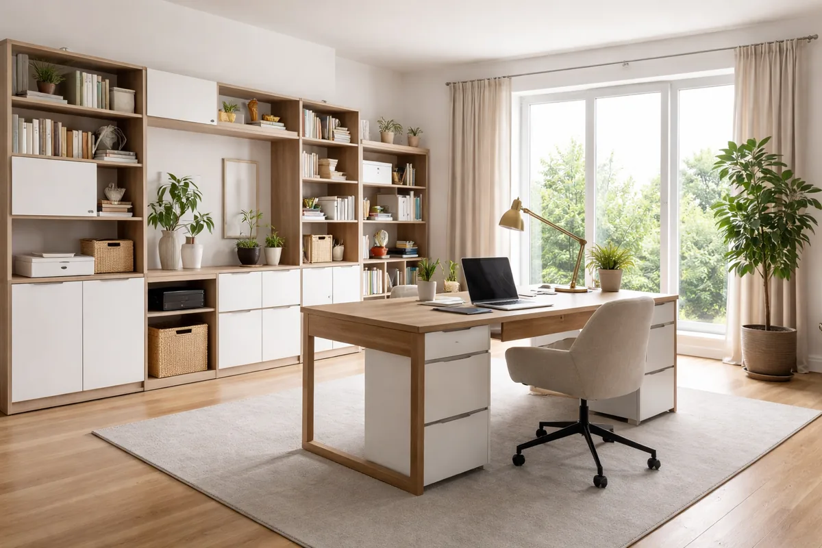 Quel type de rangement choisir pour un bureau de 20 m²