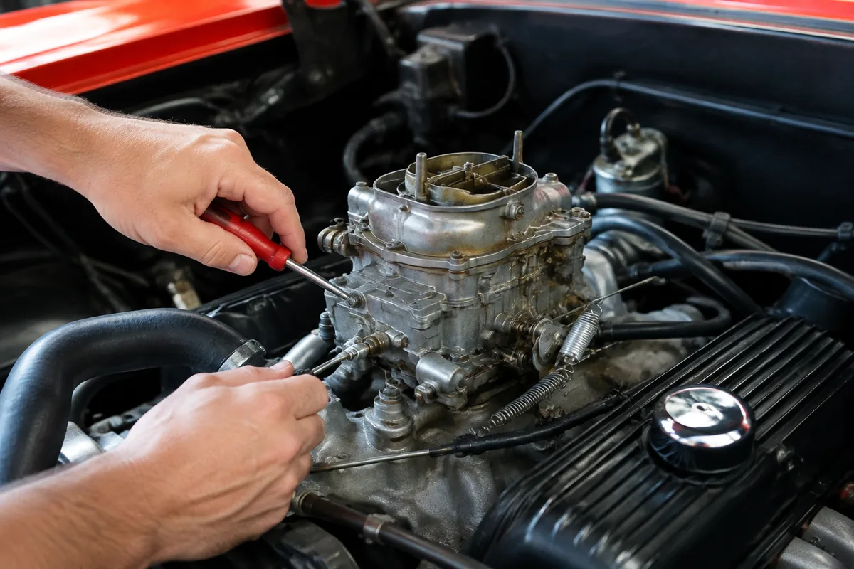 Comment régler le carburateur d’une voiture de collection qui cale au ralenti