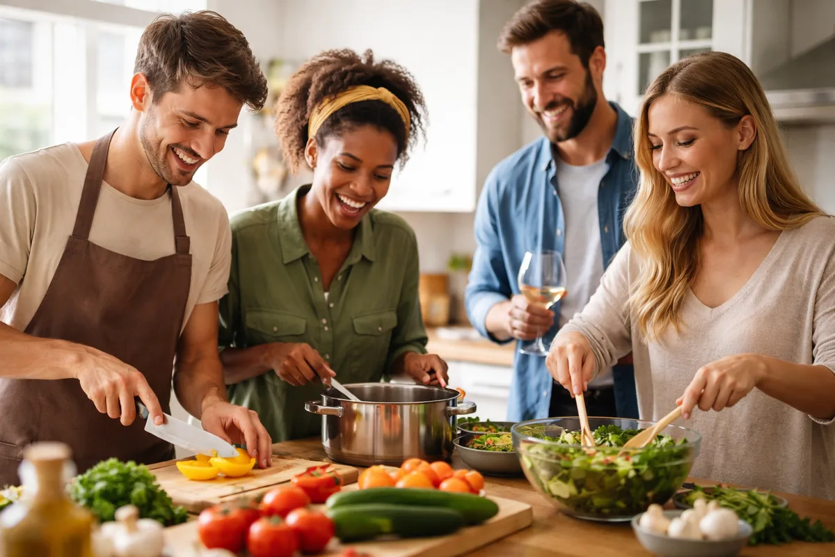 Les bienfaits de cuisiner en groupe pour renforcer les liens