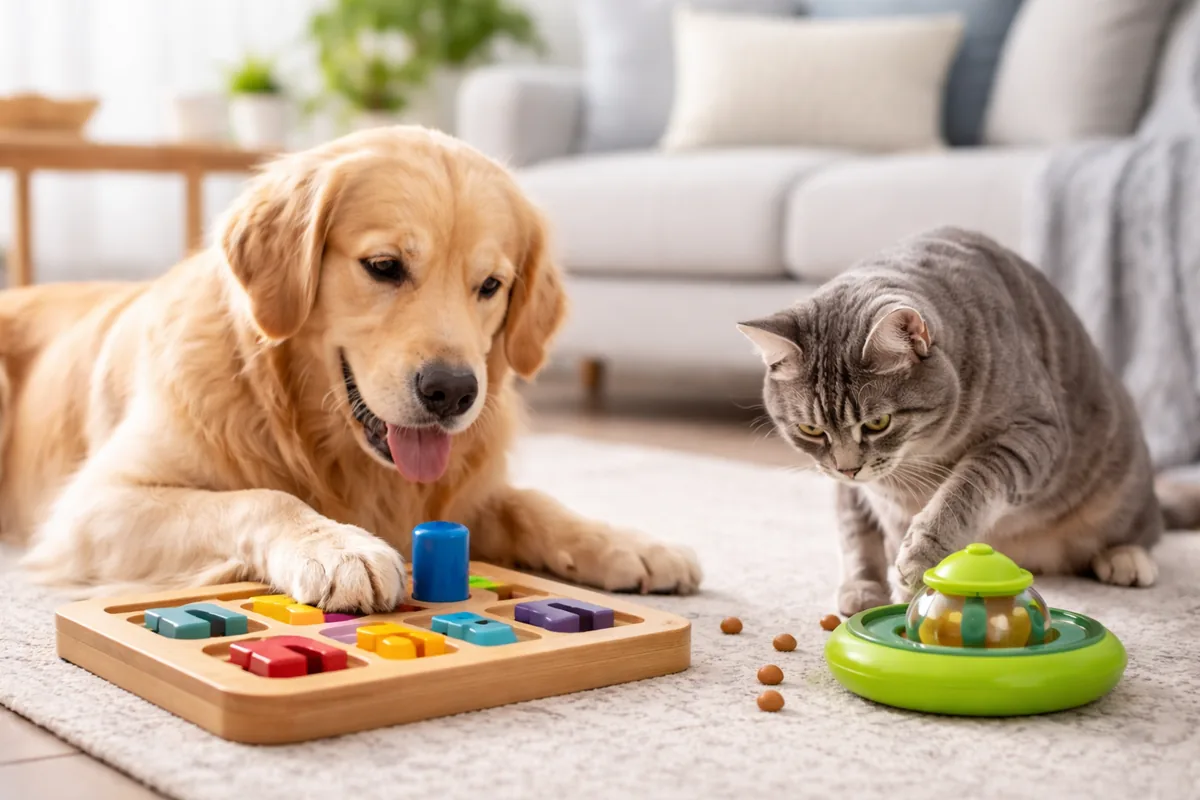 Les bienfaits des jeux d'intelligence pour les animaux de compagnie
