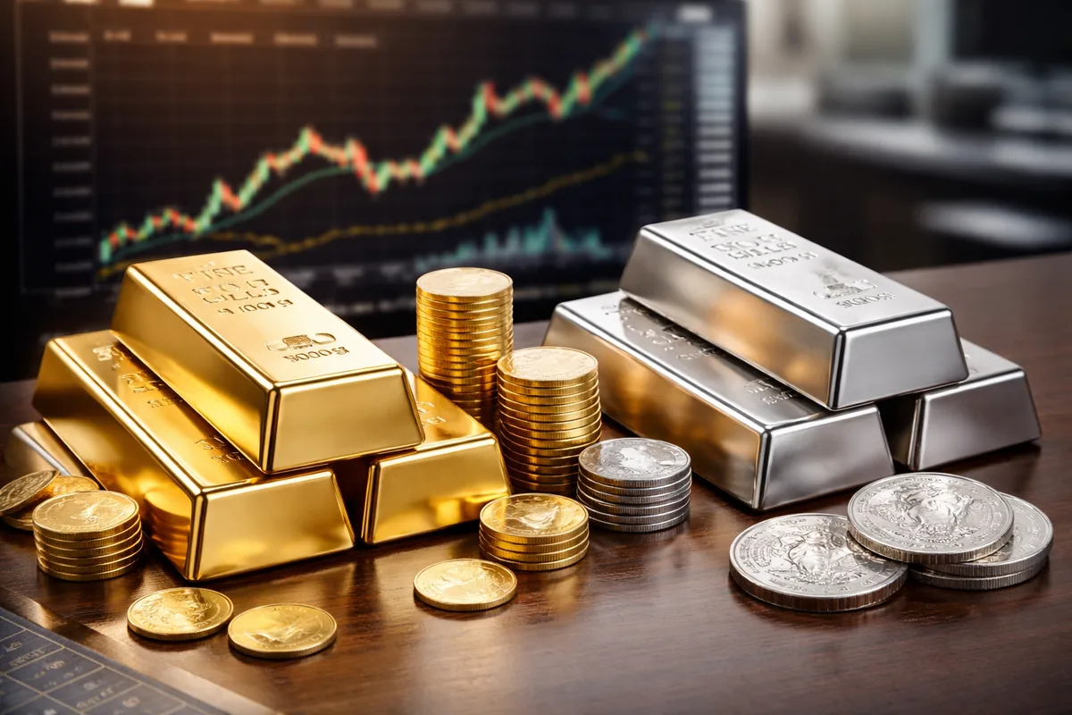 Quel est le cours de l'or et de l'argent aujourd'hui ?