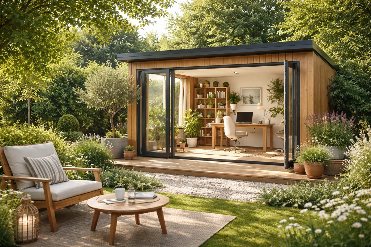 Créer un espace de travail inspirant dans votre jardin