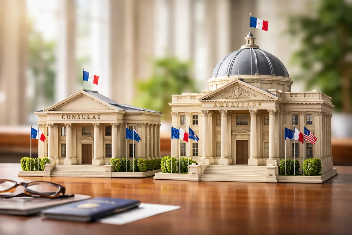 L'importance de comprendre les différences entre consulats et ambassades