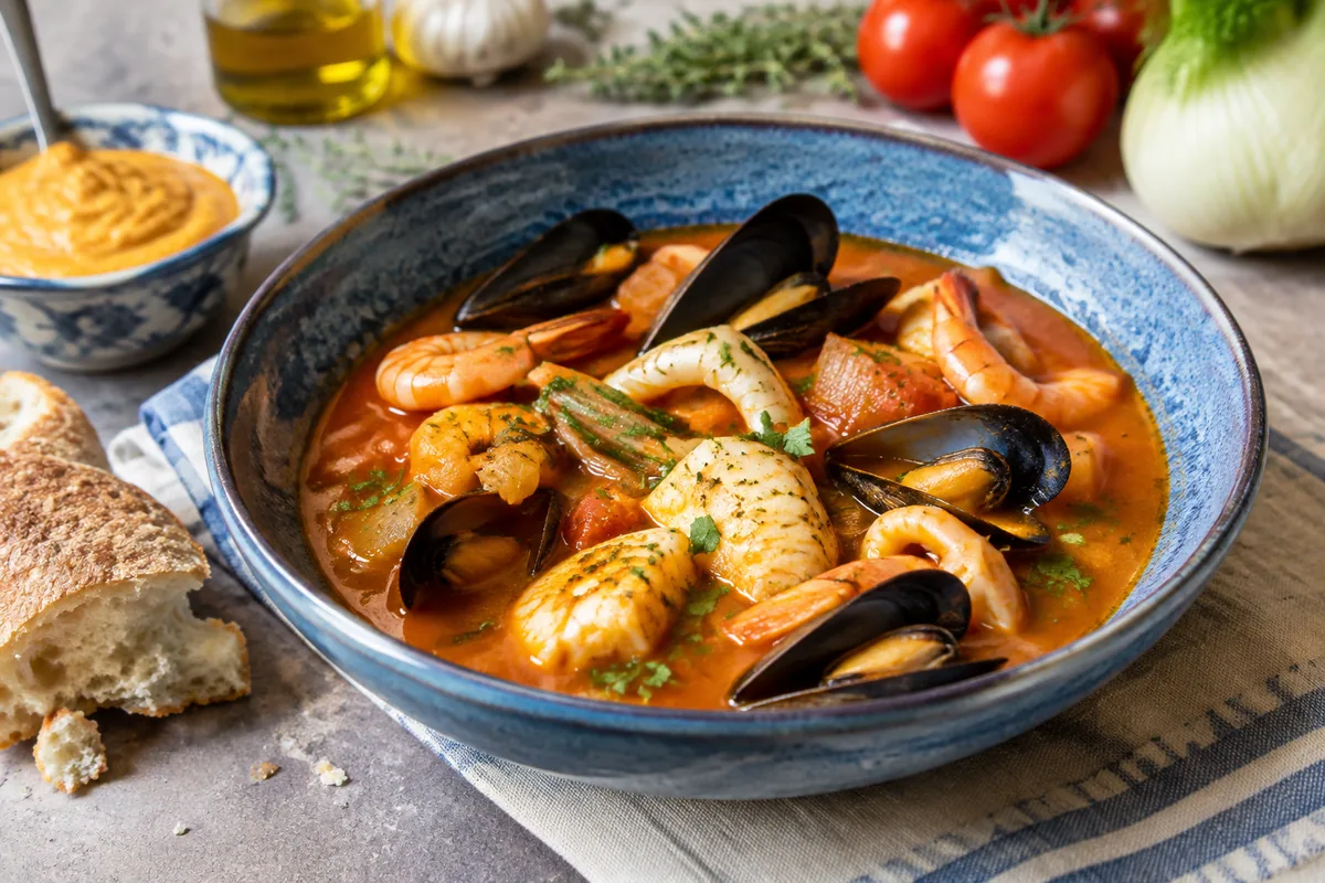 Comment préparer une bouillabaisse provençale sans poisson de roche ?